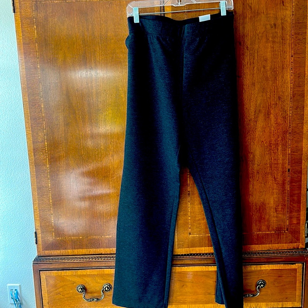 Weekends by Chico’s performance ponte pant, gray heather